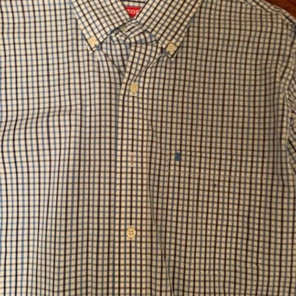NWT IZOD BUTTON UP DRESS SHIRT, SIZE SMALL - Picture 2 of 2